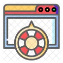 Online Support Service Online Help Icon