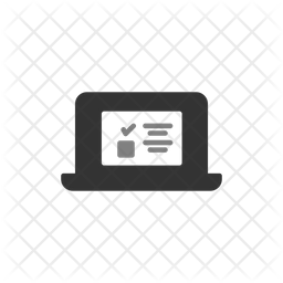 Online Survey Icon - Download in Dualtone Style
