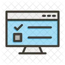 Survey Checklist Feedback Icon