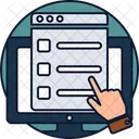 Online Survey Questionnaire Feedback Icon