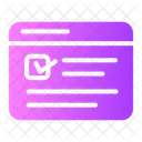 Online Pulling Online Voting Online Vote Icon