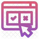 Online Survey Website Form Icon