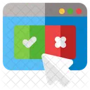 Online Survey Website Form Icon