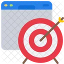 Online Target Online Goal Targets Icon