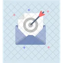 Online Target Email Email Goal Email Aim Icon