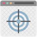 Online Target Web Shooting Web Target Icon