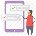 Online Task List  Icon