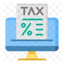 Online Tax Business Finance Icon
