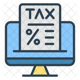 Online tax  Icon
