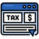 Online Tax  Icon