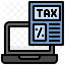 Online Tax  Icon