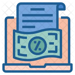 Online Tax Payment  Icon