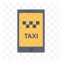온라인 택시 모바일 전화 아이콘