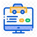 Online Taxi Book  Icon