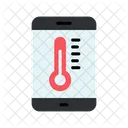 Online Temperature Thermometer Temperature Icon