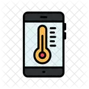 Online Temperature Check  Icon