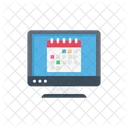 Kalender Datum LCD Icon