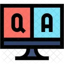 Online Test Online Exam Qa Icon