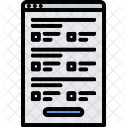 Online Test Form  Icon