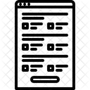 Online Test Form Online Test Online Form Icon