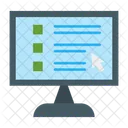 Online Test Online Exam Education Icon