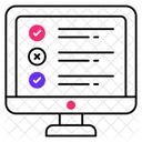 Online Business Exam Icon