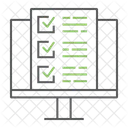 Online test  Icône