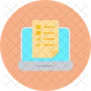 Online Online Exam Testing Icon