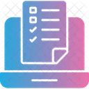 Online Online Exam Testing Icon