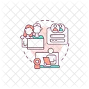 Online therapy for couples  Icon
