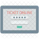 Online Ticket Ticketing Icon