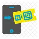 Mobile Smartphone Eticket Icon