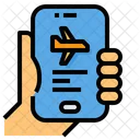 Ticket Airplane Flight Icon