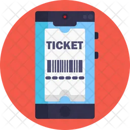 Online Ticket  Symbol