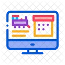 Internet Train Timetable Icon