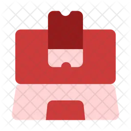 Online ticket icons  Icon