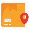 Online Tracking Cargo Commerce Icon