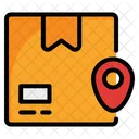 Online Tracking Cargo Commerce Icon