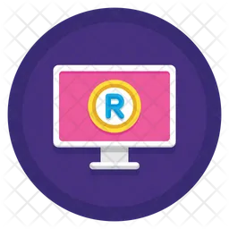 Online Trademark  Icon