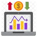 Online Trading Stock Market Trading Icon