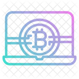 Online Trading Bitcoin  Icon