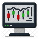 Online Trading Chart  Icon