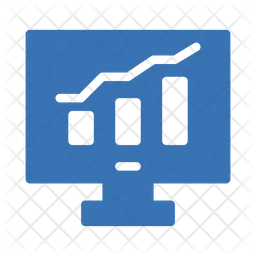 Online Trading Graph  Icon
