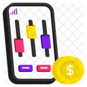 Online Trading Trading Finance Icon