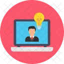 Online Creative Idea Innovation Creative Icon