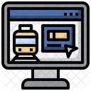 Online Train Booking  Icon