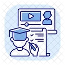 Webcam Online Training Icon