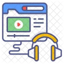 Online Education Distance Education Virtual Learning Icon