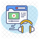 Online Education Distance Education Virtual Learning Icon