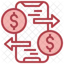 Online Transaction Online Transfer Dollar Transfer Icon